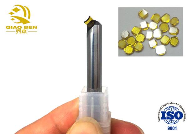 1 Flutes Monocrystal Diamond Cutting Tools PCD Diamond CNC Polishing 35-100mm