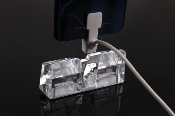 COMER alarm devices retail store wide high theft security solution for cellphone acrylic display stands