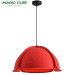 3D Design Acoustic Lamp Adjustable Length Soundproof for Open-Plan Offices Loft