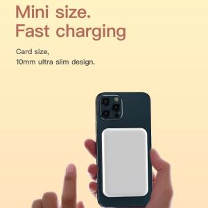 Wholesale 5000mah Personalised Power Bank Built In Magnetic for iPhone 12 from china suppliers