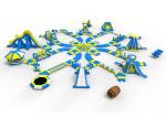 CE Certificated Inflatable Aqua Park , Inflatable Floating Park 3 Years Warranty