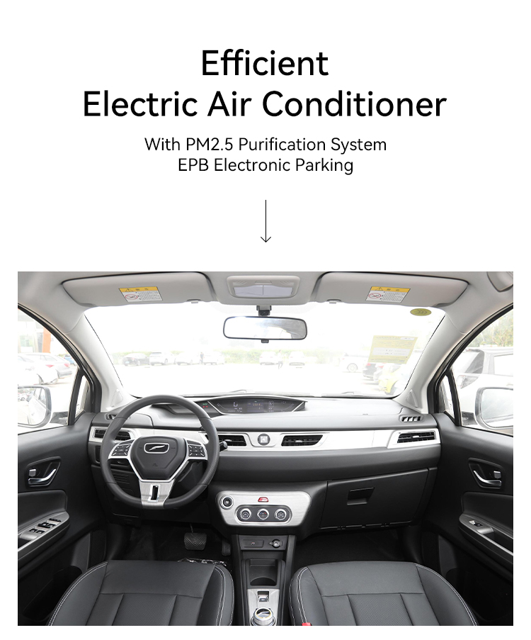0km Yundu1/Yundu3 Luxury Four-wheel Electric Vehicles with 351km Cruising Range and Lithium Iron Phosphate Battery