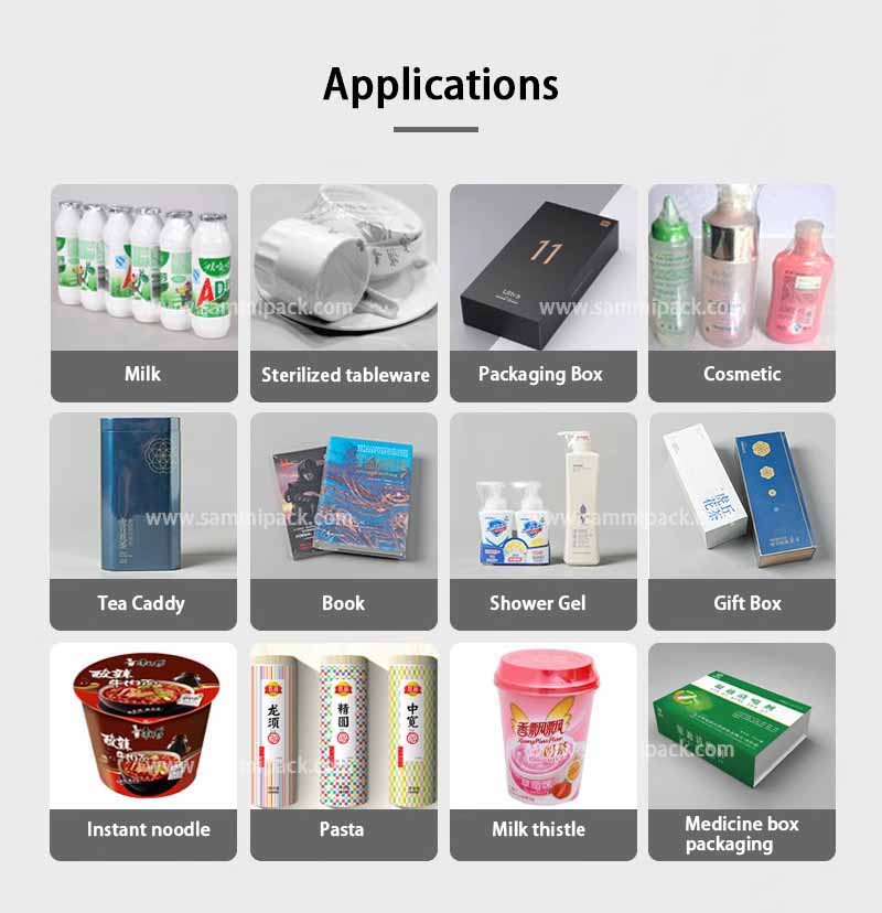 Heat Shrink Wrapping Packaging Machine for PVC POF PP Transparent Plastic Film