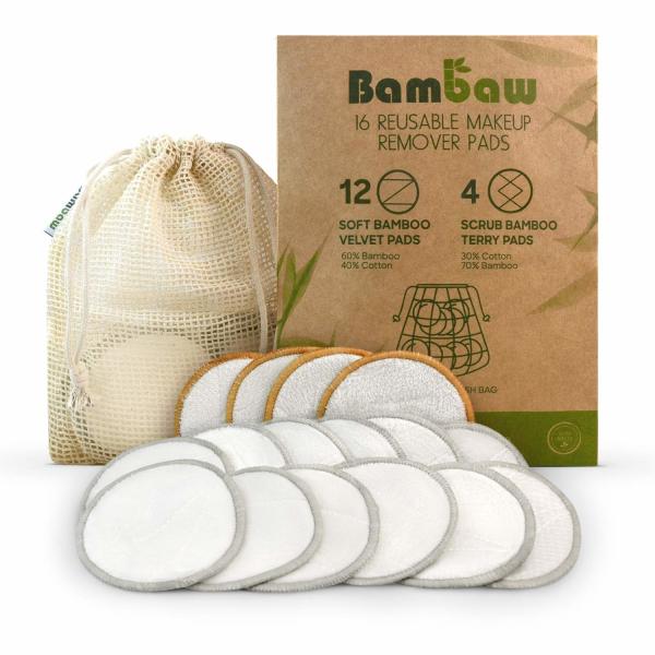Reusable Makeup Remover Pads Bamboo Makeup Remover Pads With Laundry Bag