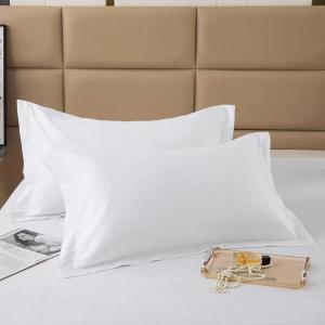 Wholesale Hotel'S Bedding Collection With Luxurious White Cotton Satin Pillowcase from china suppliers