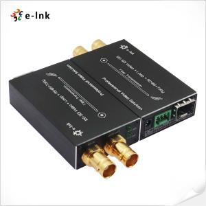 Wholesale Wholesale 12G SDI Fiber Converter with Tally RS485 and Loop Out Single Mode LC 20KM from china suppliers