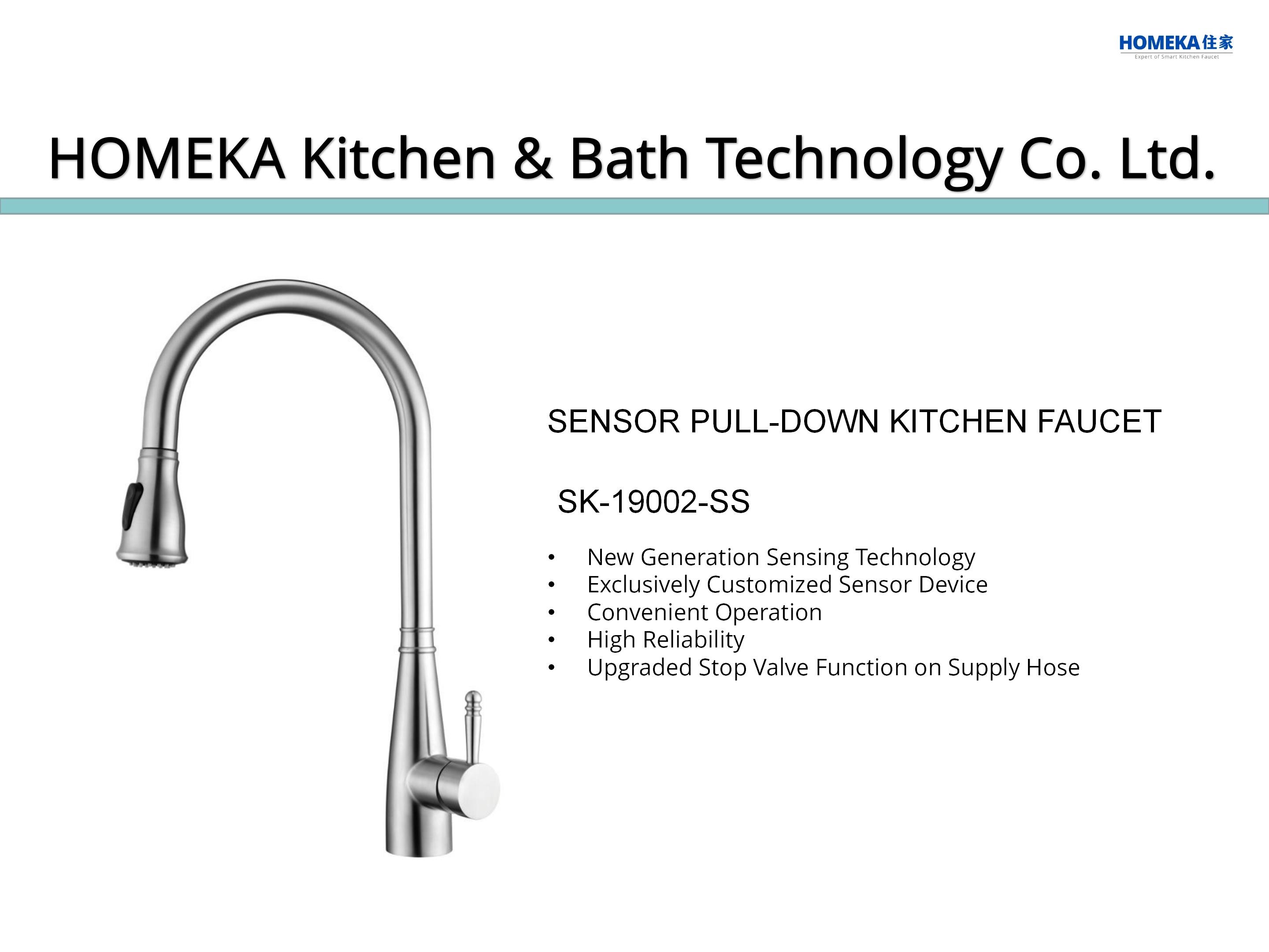 Gooseneck SUS304 Stainless Steel Kitchen Faucet High Arch For Kitchen Sink