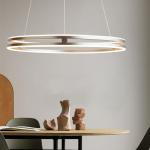 Decorative Indoor Lighting Hanging Light Nordic Double Ring Aluminum Luxury