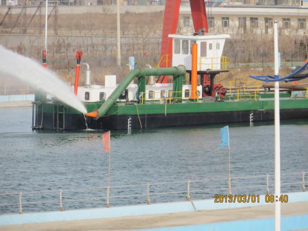 6 inch small river channel sand pumping gold selection jet suction dredger with