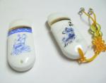 New Blue and White Porcelain shape Branded usb flash drive