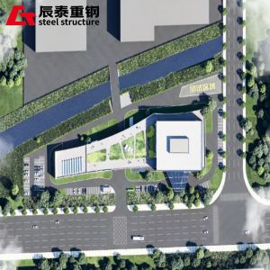 Good Stability Steel Shed Office High Rise Frame Metal Building