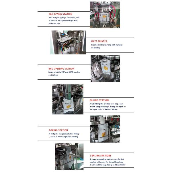 Full Automatic Chips Rotary Filling Machine Pouch Type