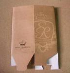 Custom design recycle eco-friendly kraft paper gift box with bottom lock