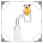Hand Blown Borosilicate Cartoon Carb Caps For Quartz Banger Dab Oil Rig Bong