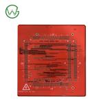 Red HDI PCB Manufacturing 4-20 Layer Count 0.2-3.2mm Board Thickness