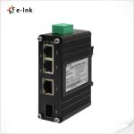 Mini Industrial 3-Port 10/100/1000T + 1-Port 1000X SFP Gigabit Ethernet Switch