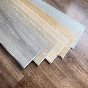 Wholesale Eco-friendly Material fireproof wooden tiles floor click pvc vinyl floor spc flooring for Indoor from china suppliers