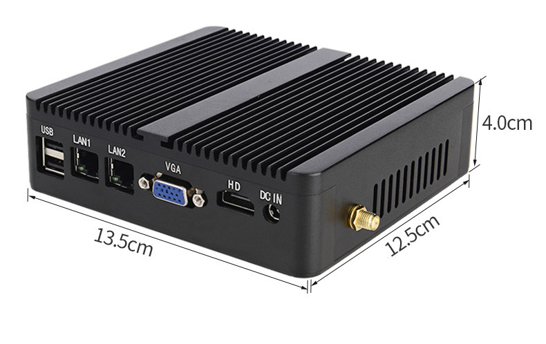 Dual Network String Host Fanless Embedded Industrial Computer