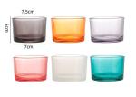 Custom Style 140ml Luxury Christmas Present Candle Vessels Empty Luxury Glass
