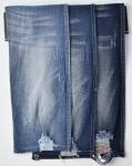 Shrink Resistant Cotton Spandex Denim Fabric Qy1012-3 10.2oz 98.8% Cotton, 1.2%
