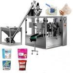 Automatic 500g 1kg Powdered Sports Drink Doypack Filling Packing Machine Protein