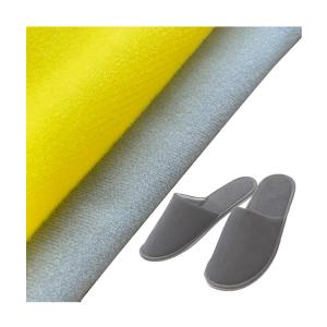 Wholesale 100% Polyester Velvet Textile Fabric Plain Custom For Bath Slippers from china suppliers