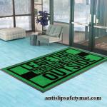 Company Custom Logo Mat For Business Nylon Fiber Rubber Backing