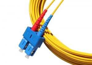 Wholesale LC-SC singlemode duplex Fiber Optic Patch Cord 3m Yellow from china suppliers