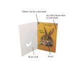Popular Voice Record Music Greeting Card With Full 4C Color Printing