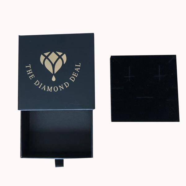 Custom Order Black Exquisite Jewelry Box for Earrings Necklace and Bracelet