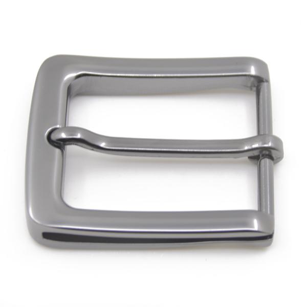 Metal 1.37 in Belt Buckle Casual Polished End Bar Single Pin Belt Buckle Leather Craft Webbing fit for 33-34mm belt