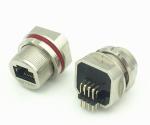 Waterproof Screw Lock, RJ45 Connectors 90 degrees, welded,HULYN