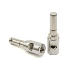 Custom CNC Turned Stainless Steel Metal Connector ±0.005mm Tolerance with