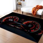Striped checkered new large carpet supply wholesale feather ins style bedroom
