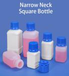 Small Biochemistry Laboratory Plastic Narrow Mouth Reagent Bottle With Safety