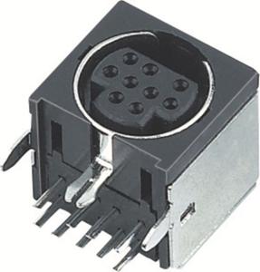 Wholesale Mini Din Connector 8pin female Socket S terminal from china suppliers