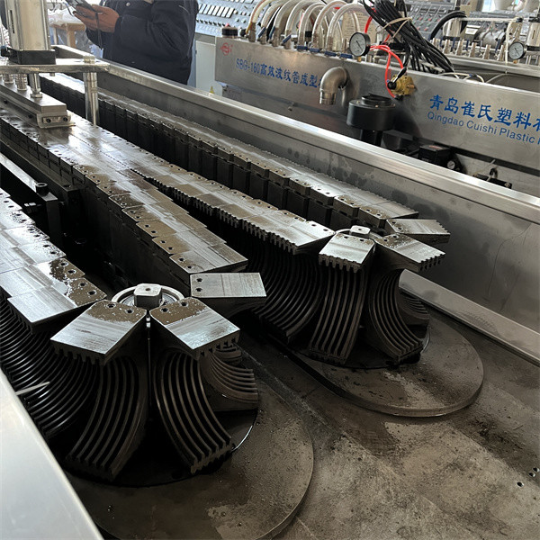 Large Diameter Corrugated Pipe Extrusion Line For Agriculture / Industry