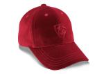 Purplish Red Sports Fitted Hats Vintage Dad Caps Sunshade Curved Pleuche Style