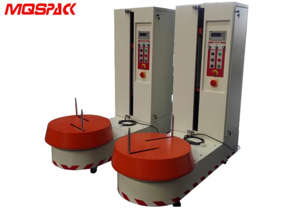 Film Saving Luggage Packing Machine , Programmable Control Airport Bag Wrapping