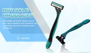 Wholesale Triple Stainless Blade Men'S Disposable Razors For A Superior Closer Shave from china suppliers