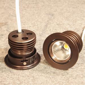 Wholesale ceiling luminaire mini LED spotlight cabinets light mesuem IP65 cob spot lights black housing light diming light from china suppliers