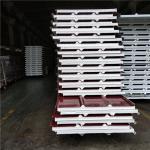 7250mm length 14kg wine red color steel eps sandwich roof panel 1050-50-0.4mm
