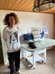 Good price with free shipping single head computerized machine embroidery