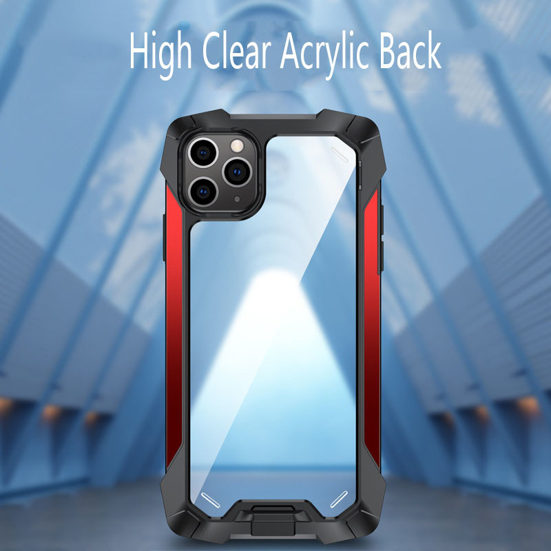 Durable Ultra Slim Hybrid Cell Phone Cases Four Corner Protective For Iphone 12 Pro Max
