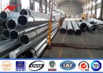 Hot Dip Galvanized Steel Electric Steel Utility Pole For Power Transmission Line