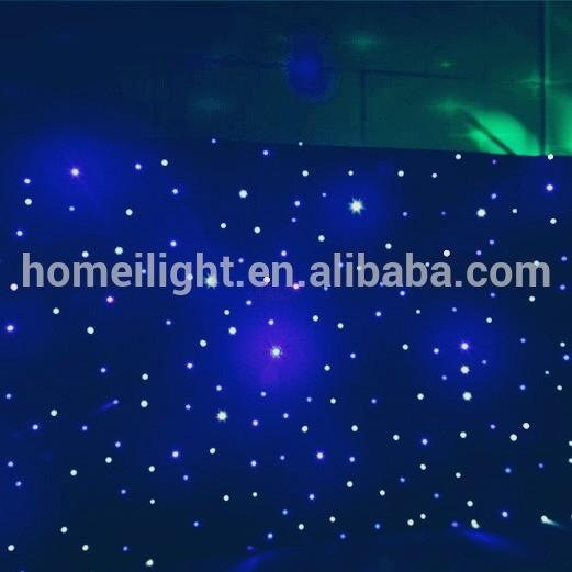 3500K-7500K Stage LED Curtain , Twinkle Star LED Curtain For Wedding Party Disco