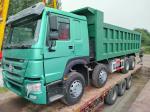 375HP Sinotruk HOWO 8*4 Dump Truck Secondhand Truck 12 Wheels Front Lifting