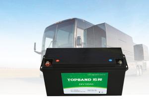 Wholesale Rechargeable RV Camper Battery 24V 100Ah Capacity 2000 Cycles Life With BMS from china suppliers