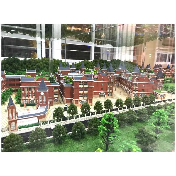 Foreign Language School Scale Model 1:150 Campus Model Classical Style