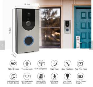 Wholesale Waterproof Intercom Ring Doorbell Pro 200m Range MP3 Downloadbale USB Wireless doorbell from china suppliers